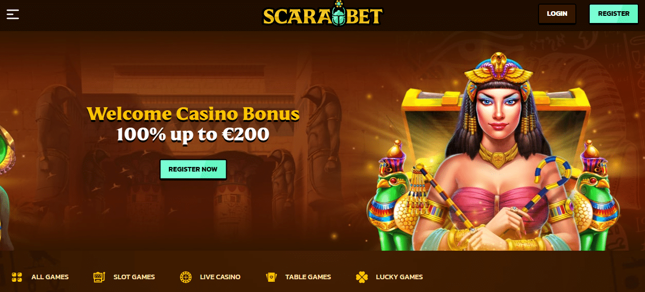 scarabet casino zonder cruks