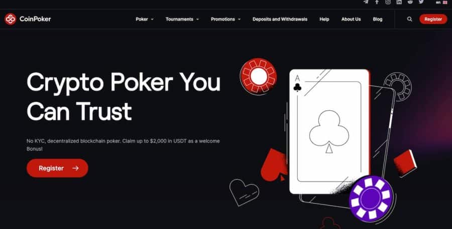 coinpoker interface