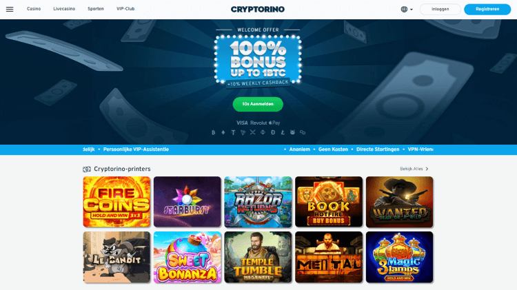 cryptorino beste Bitcoin casino