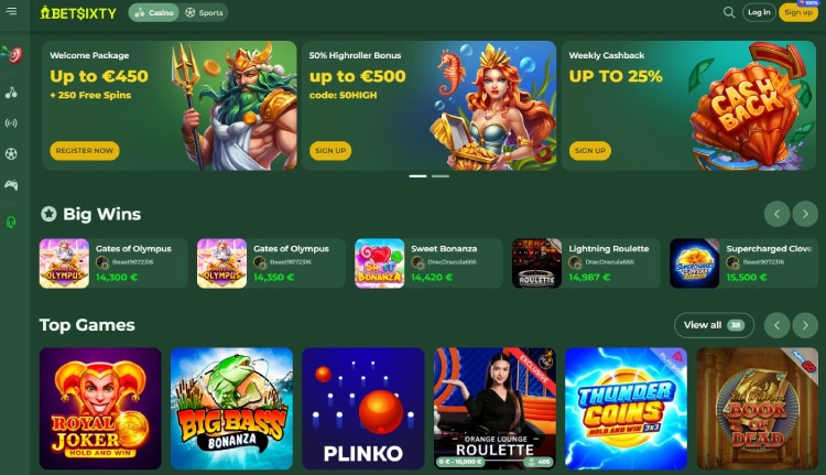 BetSixty, beste casino apps