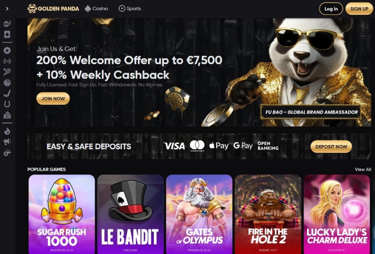 Golden Panda, beste buitenlandse casino