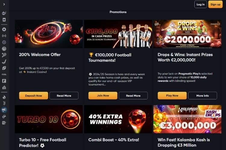 Instant Casino Bonussen, beste buitenlandse casino